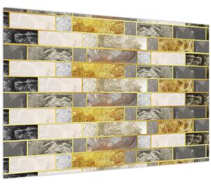 Tablou - Decor cu texturi (90x60 cm)