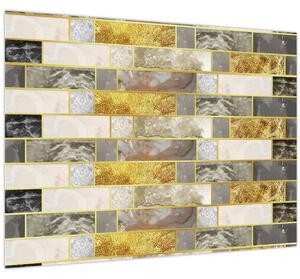 Tablou - Decor cu texturi (70x50 cm)