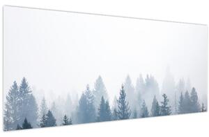 Tablou - Pădure cețoasă (120x50 cm)