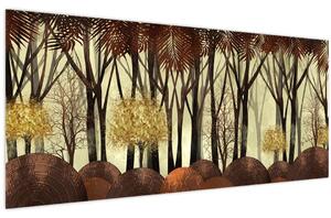 Tablou - Pădure decorativă (120x50 cm)