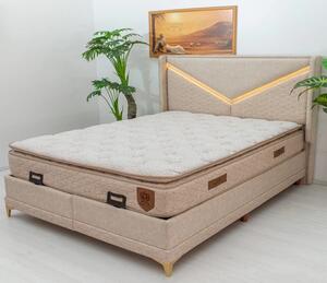 Pat Luxury crem, DENVER, pentru saltea 180x200 cm