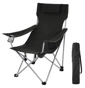 Scaun de camping Songmics Negru 81x70x91 cm