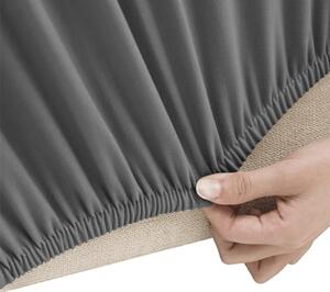 Husă elastică pentru canapea poliester jersey antracit