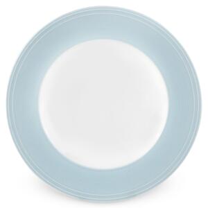 Farfurie supa, Colors, 23 cm Ø, portelan, alb/albastru