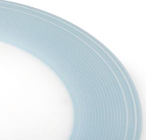 Farfurie supa, Colors, 23 cm Ø, portelan, alb/albastru