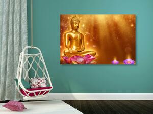 Tablou Budha auriu