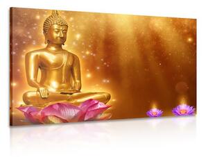 Tablou Budha auriu