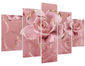 Tablou - Decor floral (150x105 cm)