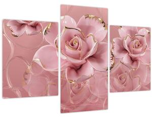 Tablou - Decor floral (90x60 cm)