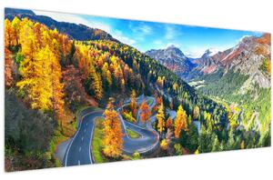 Tablou - Trecătoarea Malay Pass (120x50 cm)