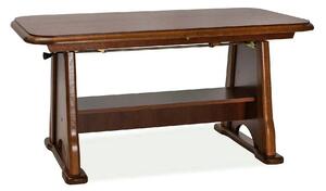 Masuta BEATA, nuc, PAL/lemn, 130/170x67x60/77 cm