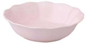 Bol salata Diana Rustic, Ambition, 19 cm, ceramica, roz