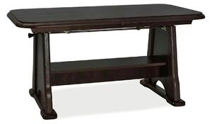 Masa extensibila BEATA, wenge, PAL/lemn, 130/170x67x60/77 cm