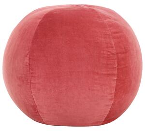 Taburet puf, roz, 50 x 35 cm, catifea