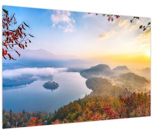 Tablou - Lacul Bled (90x60 cm)