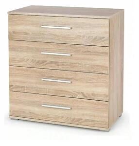Comoda LIMA KM-3, stejar sonoma, PAL laminat, 77x40x82 cm