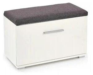 Pantofar LIMA ST2, gri/alb, PAL laminat, 70x32x45 cm