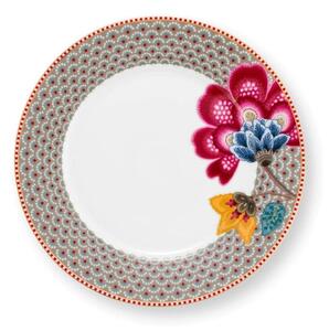 Farfurie din porțelan, Pip Studio, Khaki, 21 cm, colecția Blooming Tales