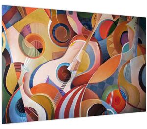 Tablou - Abstract muzical (90x60 cm)