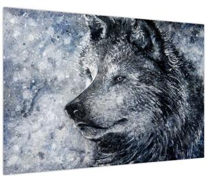 Tablou - Lupul din desene animate (90x60 cm)