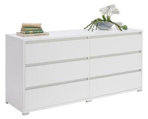Comoda LINE, alb, 160x48x79 cm