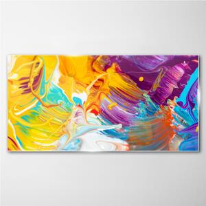 Tablou sticla Abstractizarea multicoloră
