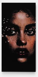 Tablou Canvas, 50x100cm, Dormitor si Living, Femei, Porterete, Pearl Portrait