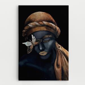 Tablou Canvas, 40x60cm, Dormitor si Living, Femei, Porterete, Butterfly Lady