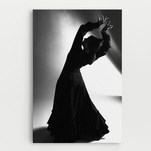 Tablou Canvas, 30x40cm, Dormitor si Living, Femei, Siluete, Full Shot Dancer