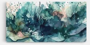 Tablou Canvas, 40x80cm, Dormitor si Living, Feng Shui, Apa, Deep Ocean Art