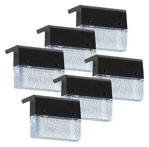 SET 6x aplică LED RGB solară Immax 08501C LED/1W/1,2V 3500K IP65