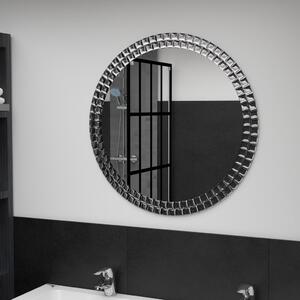 Oglindă de perete, argintiu, 70 cm, sticlă securizată