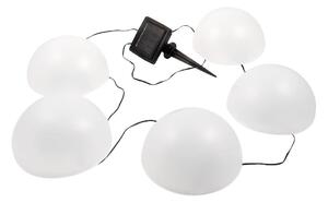 Corp de iluminat LED RGB solar HEMI LED/0,1W/1,2V 600 mAh IP44 alb