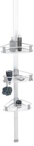 Raft de dus telescopic PURIO, pe colt, 3 niveluri, WENKO
