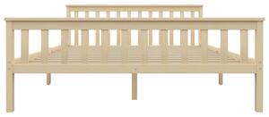 Cadru de pat, natural, 160 x 200 cm, lemn masiv de pin