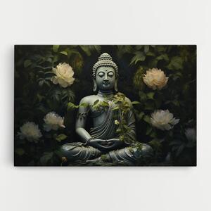 Tablou Canvas, 20x30cm, Dormitor si Living, Moderne, Buddha, Proud Buddha Statue