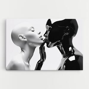 Tablou Canvas, 20x30cm, Dormitor si Living, Moderne, Alb negru, Feminine Sculpture