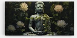 Tablou Canvas, 100x200cm, Dormitor si Living, Moderne, Buddha, Proud Buddha Statue