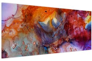 Tablou - Abstract Ink Art (120x50 cm)