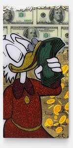 Tablou Canvas, 40x80cm, Dormitor si Living, Moderne, Digitale, Smell Like Money