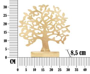 Decoratiune Golden Tree, Mauro Ferretti, 31x31.5 cm, fier, auriu