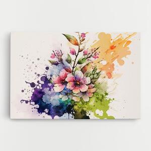 Tablou Canvas, 40x60cm, Dormitor si Living, Peisaje, Primavara, Color Mix Spring