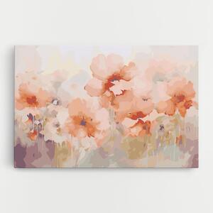 Tablou Canvas, 30x40cm, Dormitor si Living, Peisaje, Primavara, Spring Orange Art