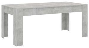 Masă de bucătărie, gri beton, 180 x 90 x 76 cm, PAL
