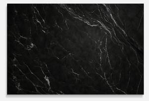 Panou Sticla Bucatarie, 30x40cm, Protectie aragaz, Antistropi, Termorezistent, Abstracte, Marble, Black Marble
