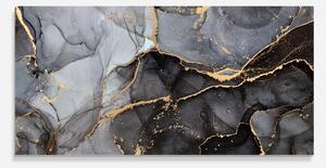 Panou Sticla Bucatarie, 60x120cm, Protectie aragaz, Antistropi, Termorezistent, Abstracte, Marble, Abstract Marble