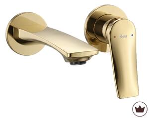 Baterie de lavoar încastrată REA VISION Gold + BOX