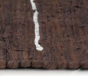 Covor Chindi țesut manual, maro, 120 x 170 cm, bumbac