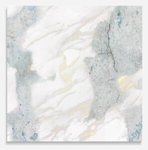 Panou Sticla Bucatarie, 60x60cm, Protectie aragaz, Antistropi, Termorezistent, Abstracte, Marble, Light Blue Gold