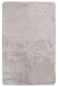 Pătură, gri, 100 x 150 cm, blană ecologică de iepure